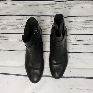 Geox Respira Italian Patent Black Boot Size 38